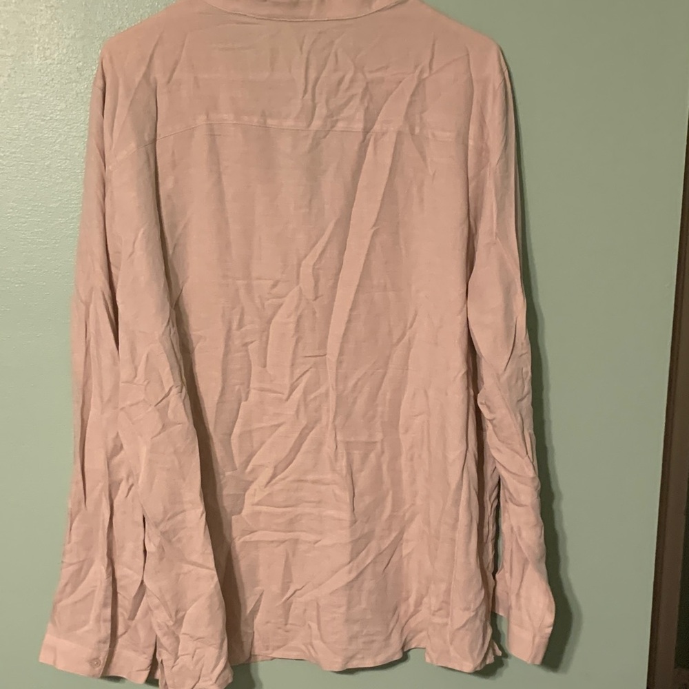 Express Light Beige Casual Shirt - Picture 3 of 4